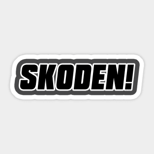 Skoden! Rez Dogs by CH3Media Sticker